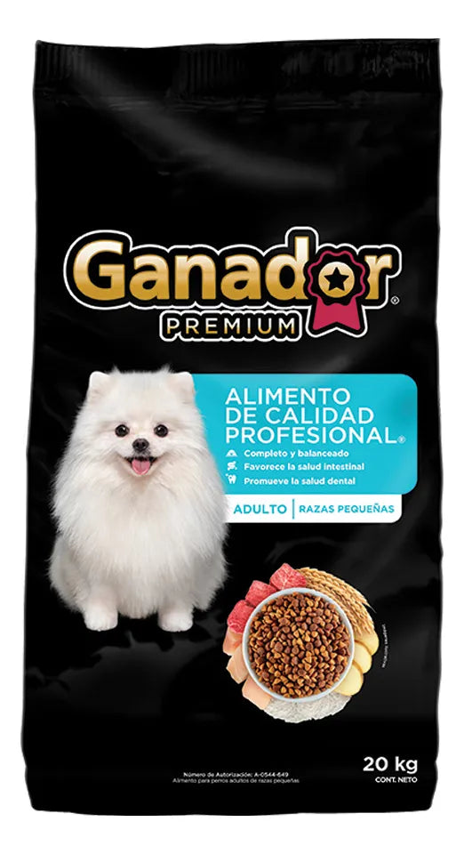 Alimento para perro Ganador Premium raza pequeña de 20kg